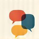 Icon representing a conversation or consultation