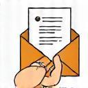 Icon representing submitting an inquiry form